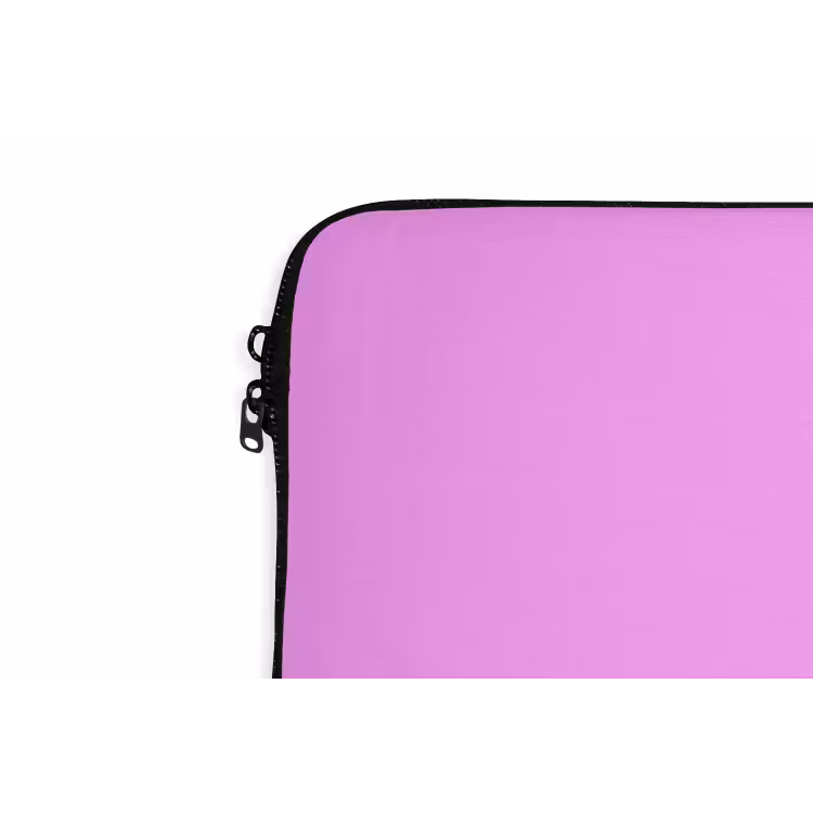 Diva - Lip - Panterprint - Roze laptophoes neopreen klein -detail