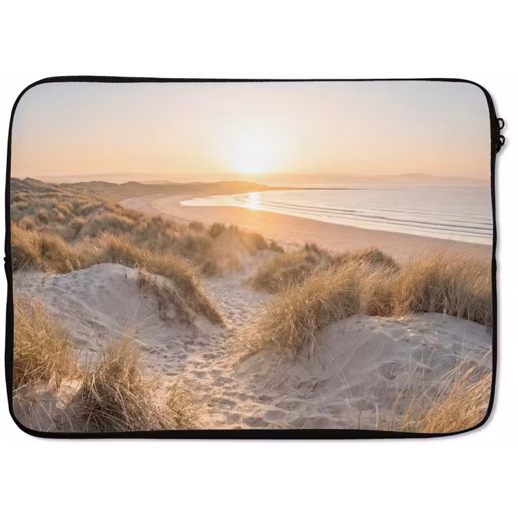 Duinen - Strand - Zee laptophoes neopreen klein -zkaufland3dotto