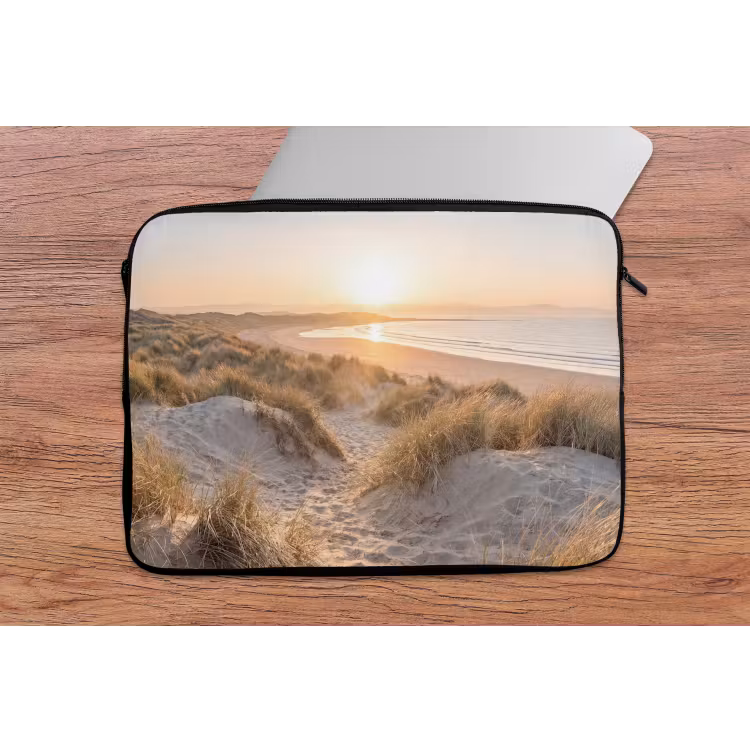Duinen - Strand - Zee laptophoes neopreen klein -tafel