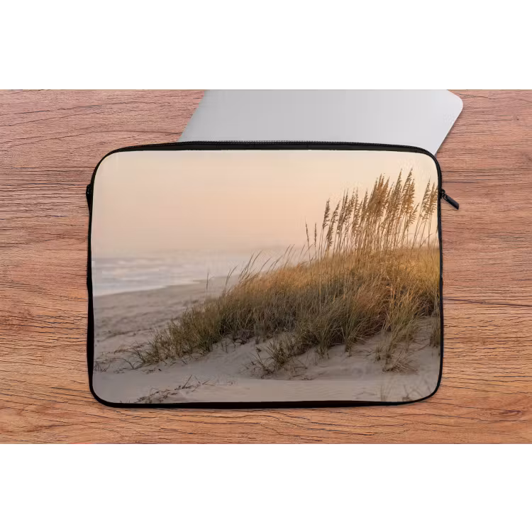 Duinlandschap - Zonsondergang - Strand laptophoes neopreen klein -tafel