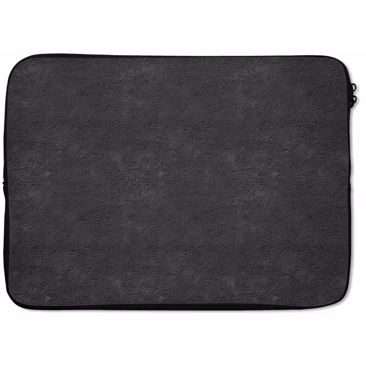 Donkergrijs - Asfaltstructuur - Ruw laptophoes neopreen klein 279 -zkaufland3dotto