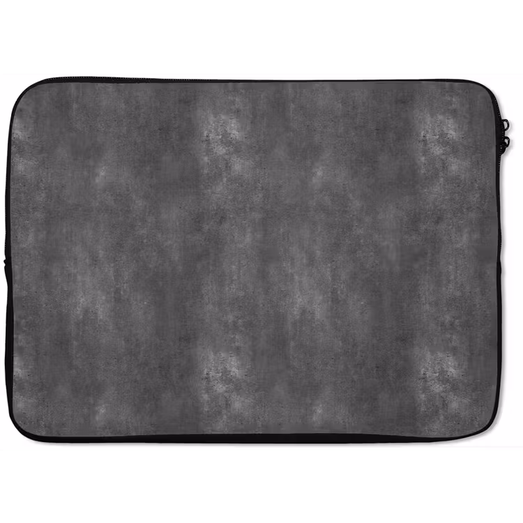 Donkergrijs - Ruw - Beton laptophoes neopreen klein 279 -zkaufland3dotto