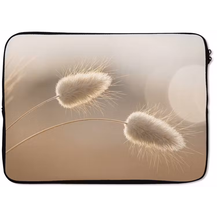 Hazestaartgras - Graanharen - Zonlicht laptophoes neopreen klein -zkaufland3dotto
