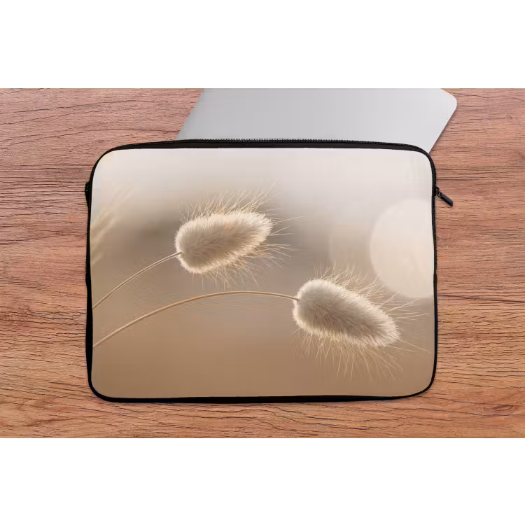 Hazestaartgras - Graanharen - Zonlicht laptophoes neopreen klein -tafel