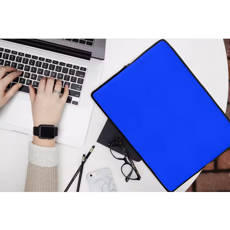 Electric - Blue - Blauw laptophoes neopreen klein 279 -bureau