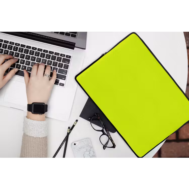 Electric - Lemon - Geel laptophoes neopreen klein 279 -bureau