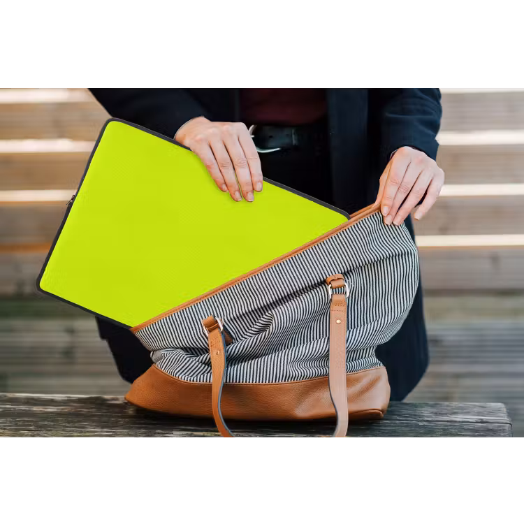 Electric - Lemon - Geel laptophoes neopreen klein 279 -tas