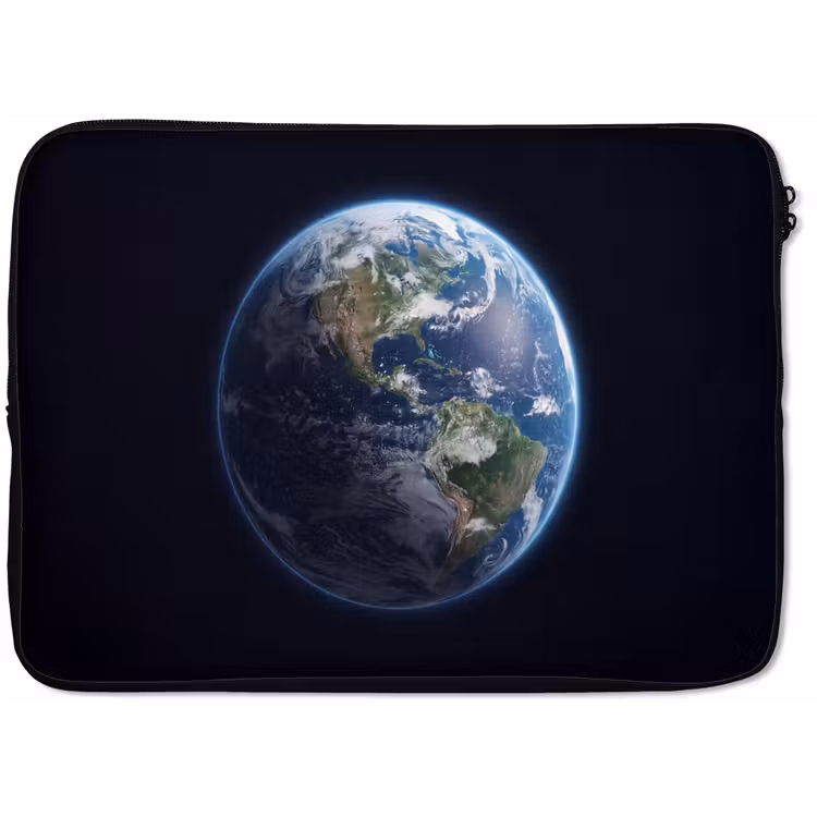 Laptop hülle - Erde – Weltraum – Kosmos - Aarde - Ruimte - Kosmos laptophoes neopreen klein