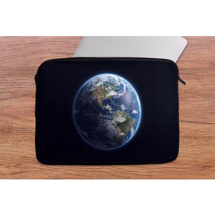 Laptop hülle - Erde – Weltraum – Kosmos - Aarde - Ruimte - Kosmos laptophoes neopreen klein