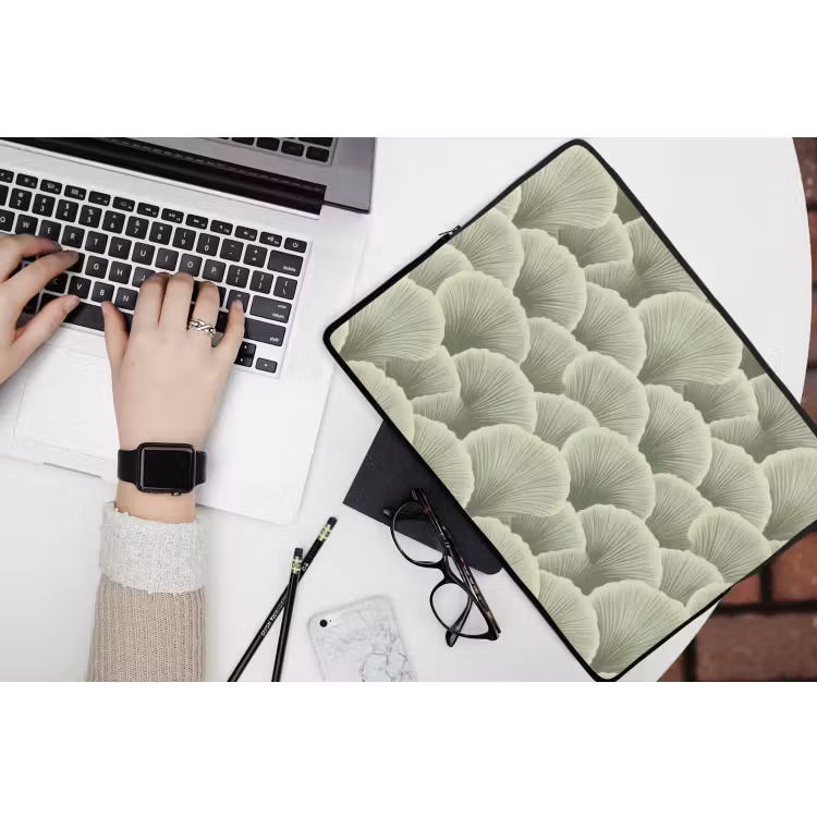 Waaier - Blad - Groen laptophoes neopreen klein 279 -bureau