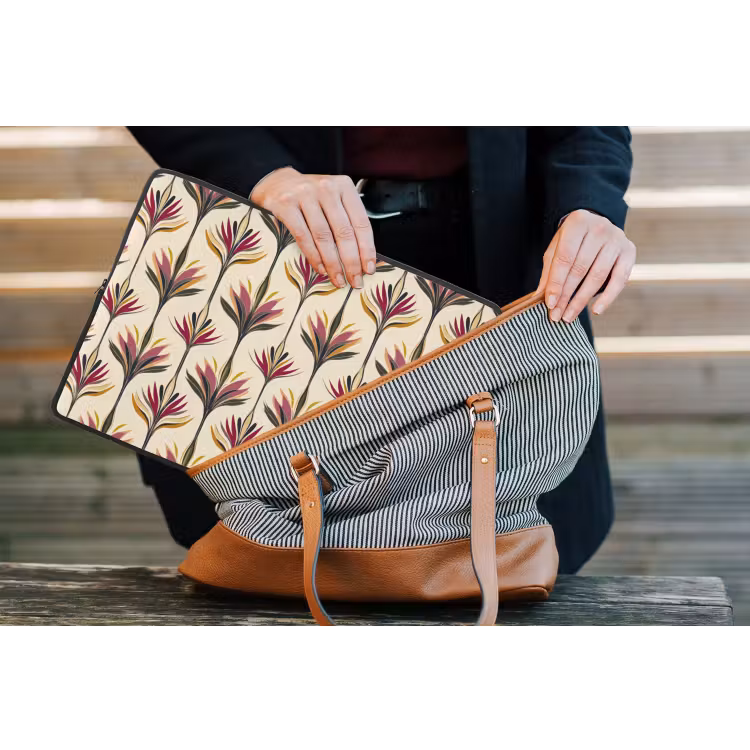 Waaier - Motief - Kleurrijk laptophoes neopreen klein 279 -tas