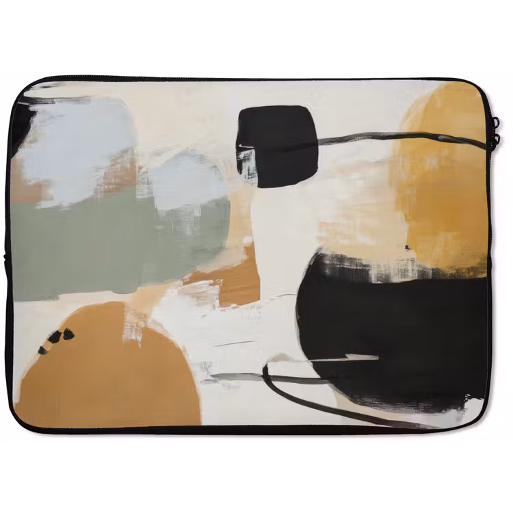 Paint - Abstract - Kleuren laptophoes neopreen klein -zkaufland3dotto