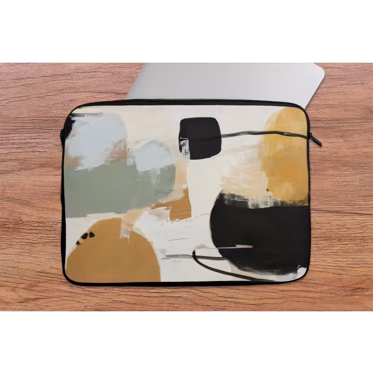 Paint - Abstract - Kleuren laptophoes neopreen klein -tafel