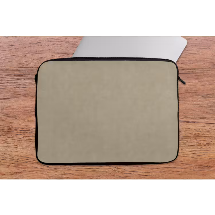 Taupekleur - Gewolkt textuur - Natuurlijk laptophoes neopreen klein 279 -tafel