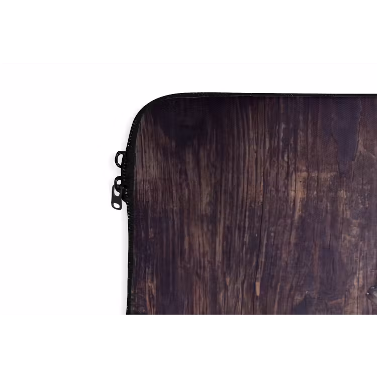 Laptop hülle - Fisch – Holz – Essen - Vis - Hout - Eten laptophoes neopreen klein