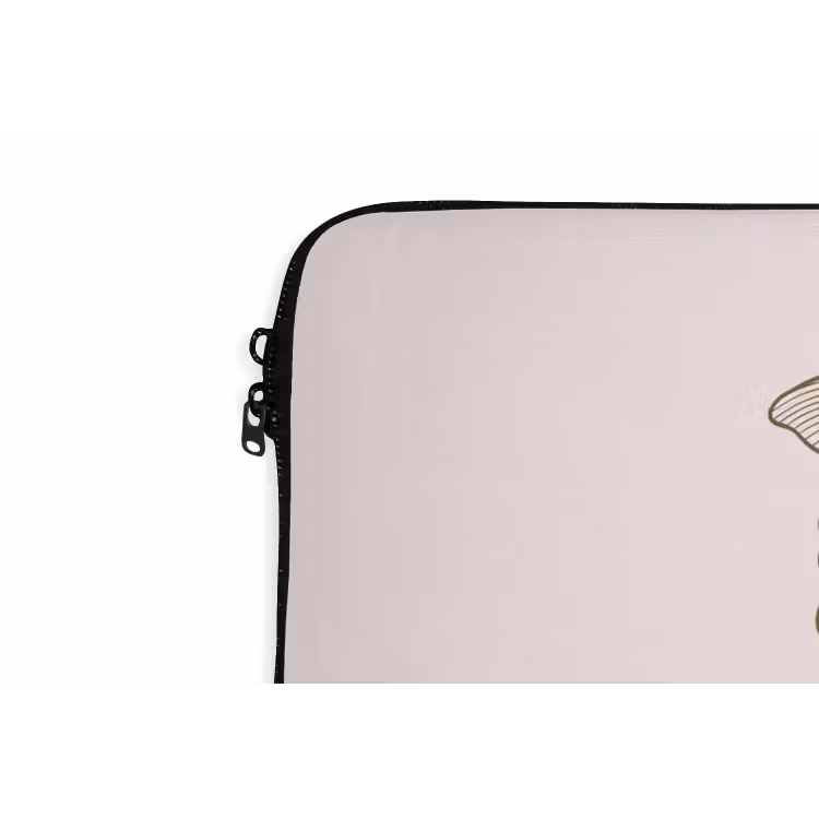 Vis - Zwemmend - Groen - Abstract - Dieren laptophoes neopreen klein -detail