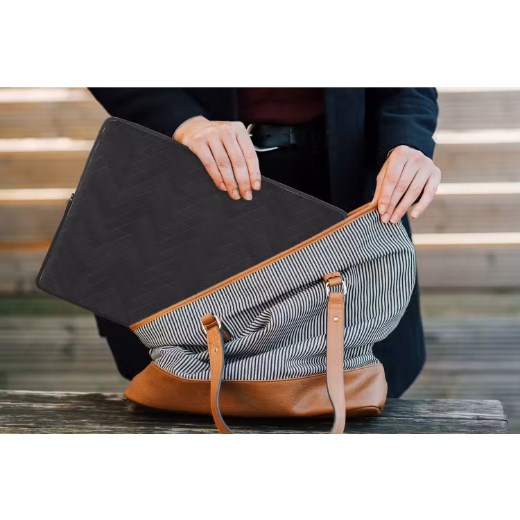 Visgraat - Wandtegel - Mat - Zwart laptophoes neopreen klein 279 -tas