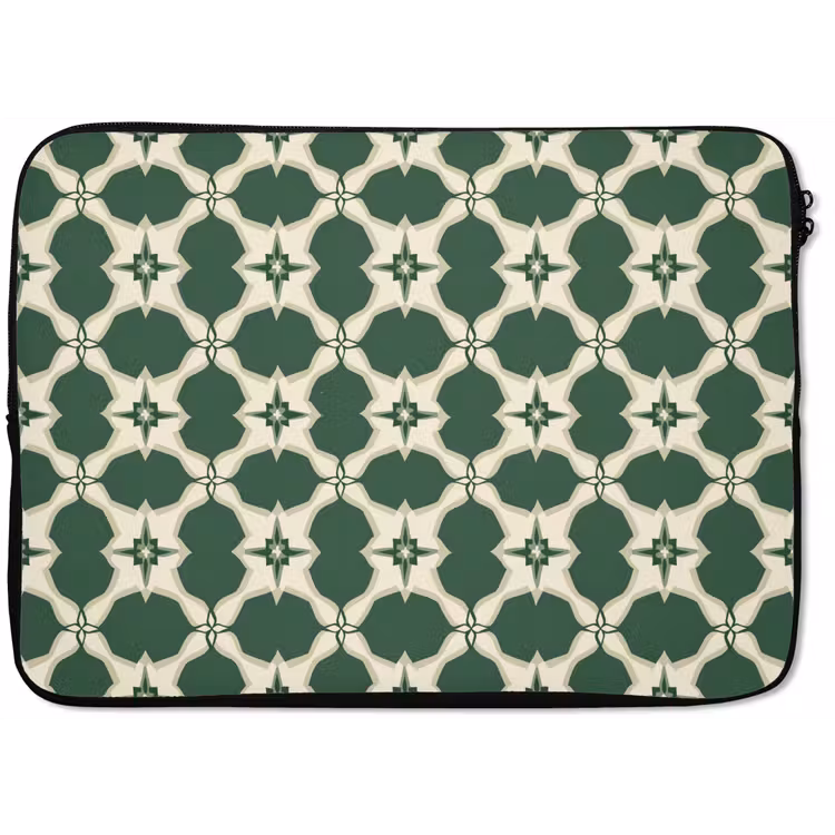 Tegel - Klassiek - Groen laptophoes neopreen klein 279 -zkaufland3dotto