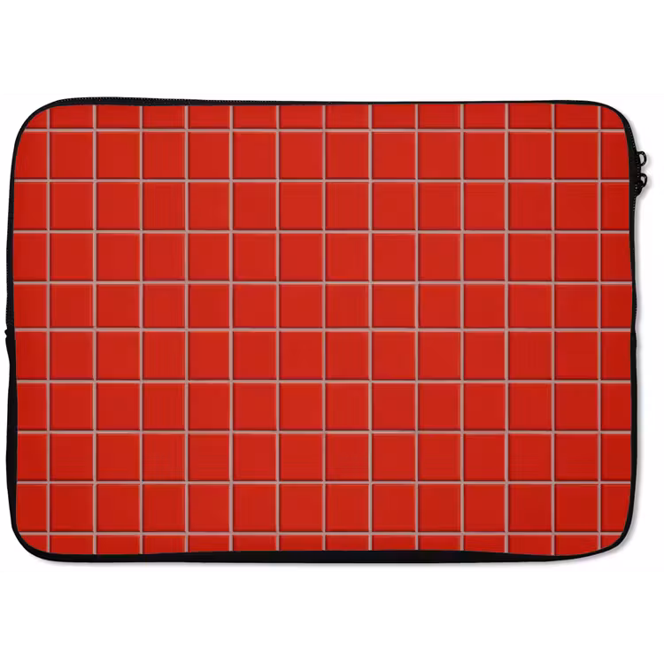 Tegel - Patroon - Kersen - Rood laptophoes neopreen klein 279 -zkaufland3dotto