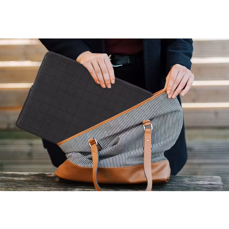 Tegels - Patroon - Mat - Zwart laptophoes neopreen klein 279 -tas