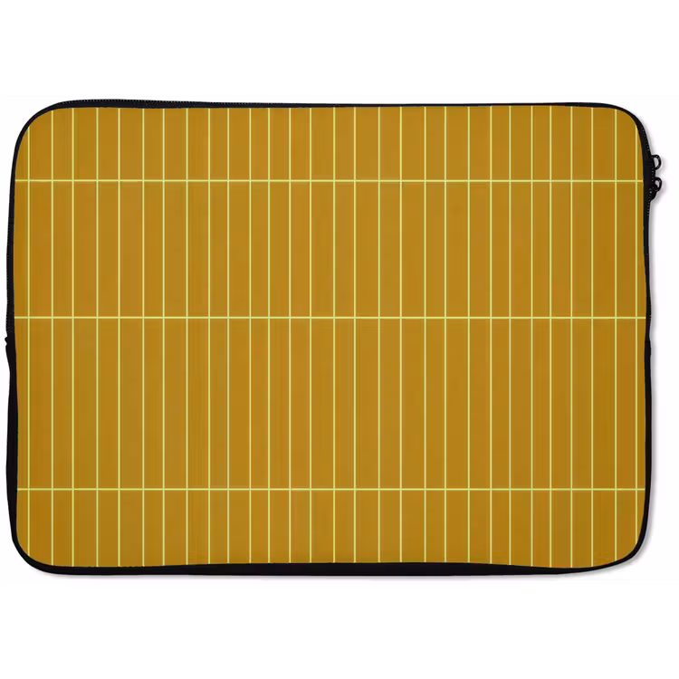 Tegels - Verticaal - Mosterdgeel laptophoes neopreen klein 279 -zkaufland3dotto