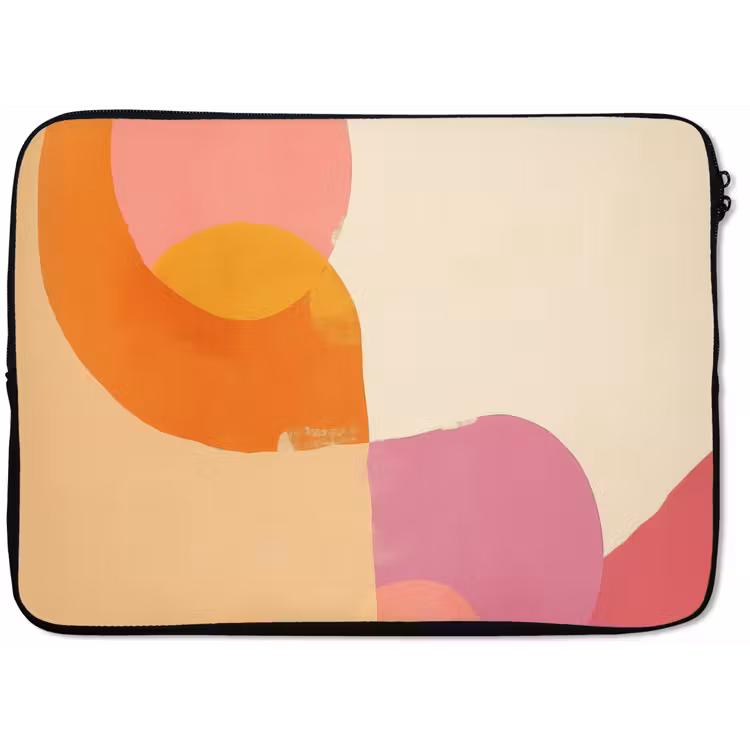 Vormen - Abstract - Kleurrijk laptophoes neopreen klein -zkaufland3dotto