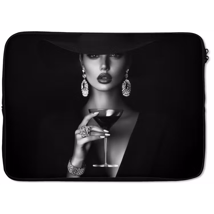 Vrouw - Cocktail - Chic laptophoes neopreen klein -zkaufland3dotto