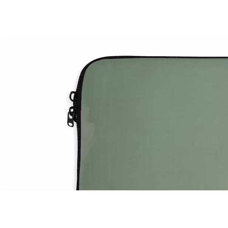 Vrouw - Portret - Illustratie - Modern - Groen laptophoes neopreen klein -detail