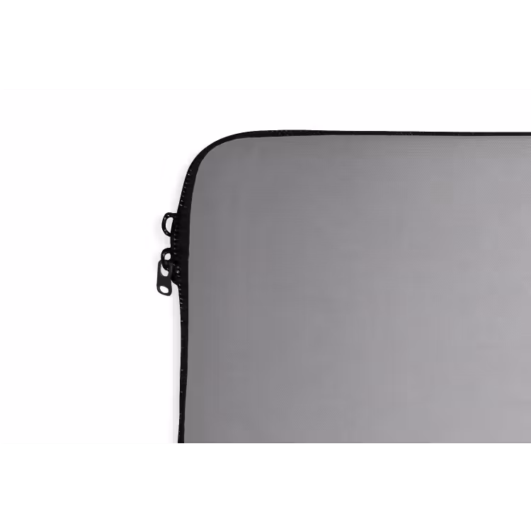 Vrouw - Profiel - Mensen - Zwart-wit laptophoes neopreen klein -detail
