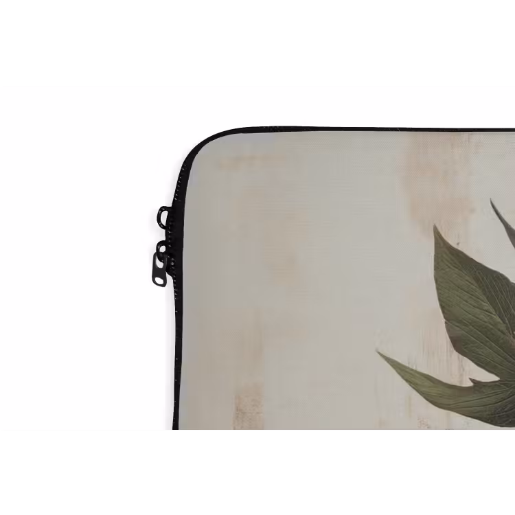 Vrouw - Zonnebril - Vlinder - Bloemen laptophoes neopreen klein -detail