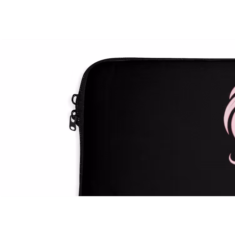 Vrouw - Danseres - Slangen - Art Deco - Roze laptophoes neopreen klein -detail