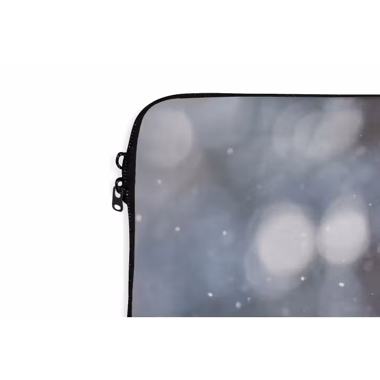Vos - Sneeuwval - Portret - Winter - Sfeervol laptophoes neopreen klein -detail