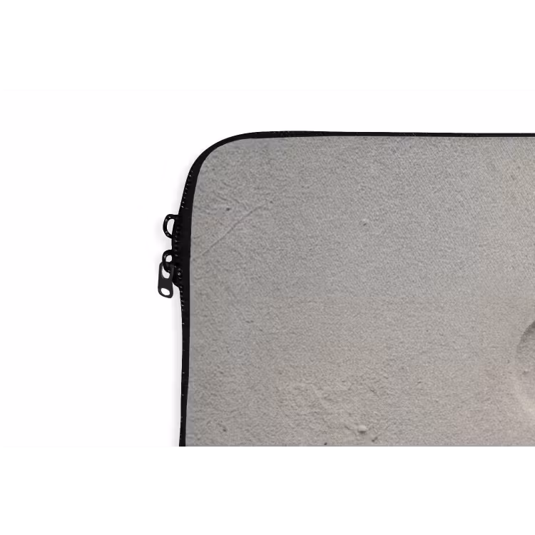 Voeten - Afdrukken - Zand laptophoes neopreen klein -detail