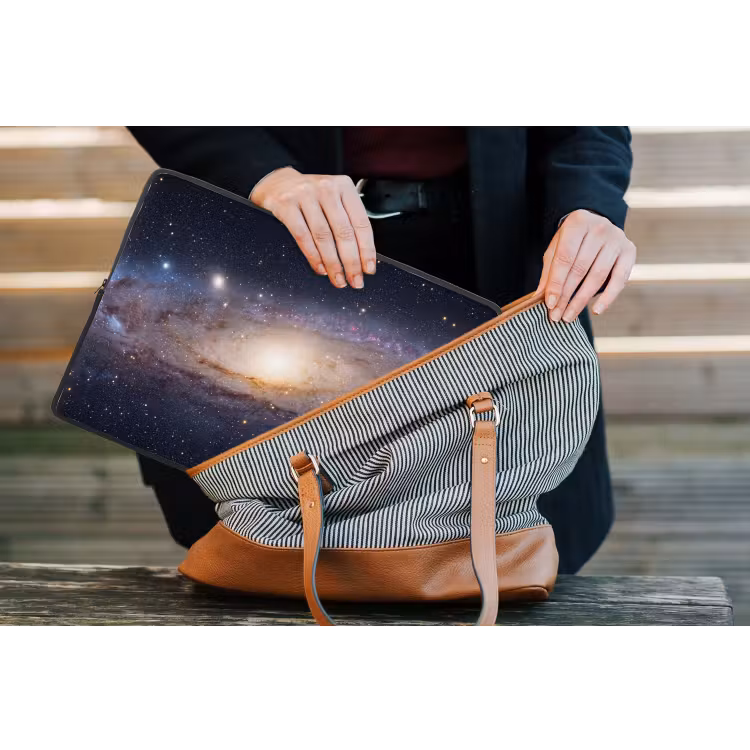Laptop hülle - Galaxie – Weltraum – Kosmos - Sterrenstelsel - Ruimte - Kosmos laptophoes neopreen klein