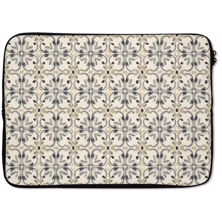 Floraal - Patroon - Kleurrijk laptophoes neopreen klein 279 -zkaufland3dotto