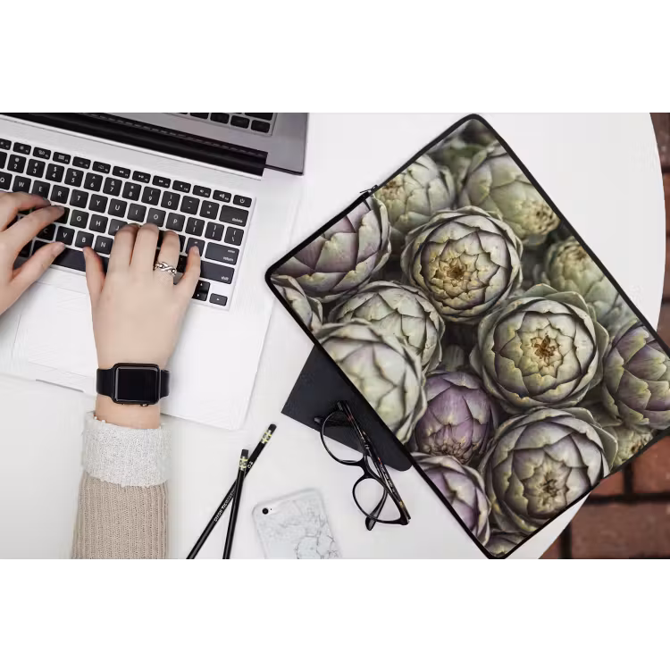 Laptop hülle - Gemüse – Frisch – Essen - Groenten - Vers - Eten laptophoes neopreen klein