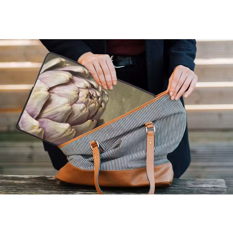 Laptop hülle - Gemüse – Stillleben – Gemälde - Groente - Stilleven - Schilderij laptophoes neopreen klein