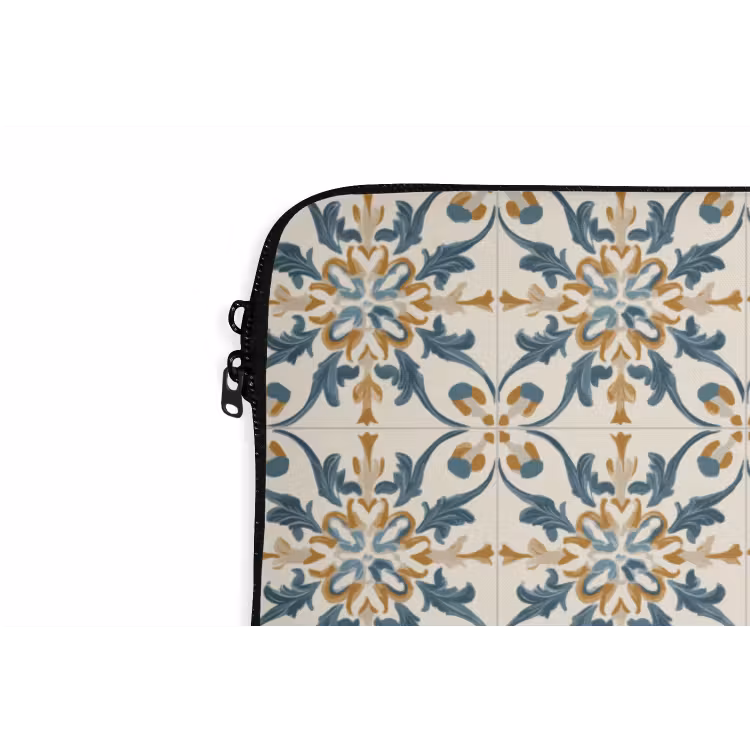 Patroon - Klassiek - Kleurrijk laptophoes neopreen klein 279 -detail