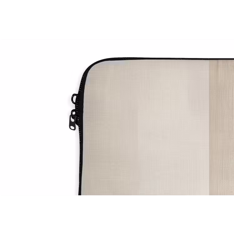Geometrische - Vormen - Wit laptophoes neopreen klein -detail