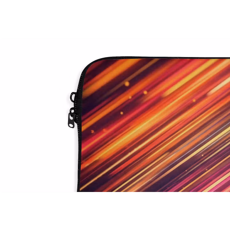 Snelheid - Kosmos - Kleurrijk laptophoes neopreen klein -detail