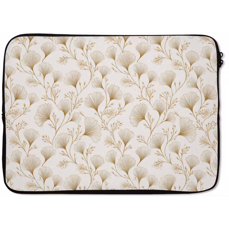 Ginkgo - Takken - Goud laptophoes neopreen klein 279 -zkaufland3dotto