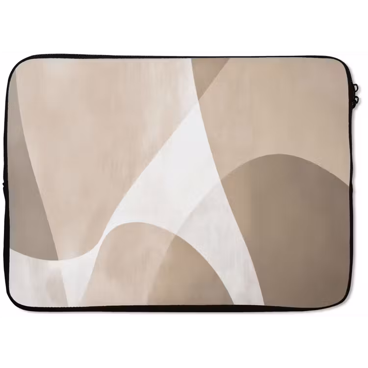 Vloeiende vlakken - Harmonieus - Golvend laptophoes neopreen klein -zkaufland3dotto