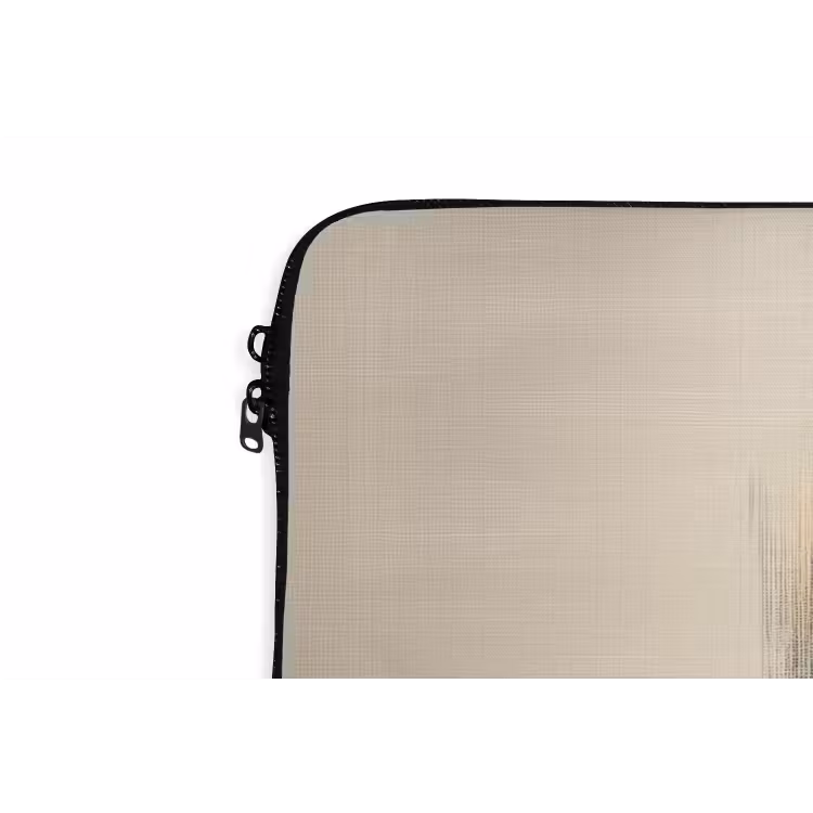 Goud - Vrouw - Rechthoeken laptophoes neopreen klein -detail
