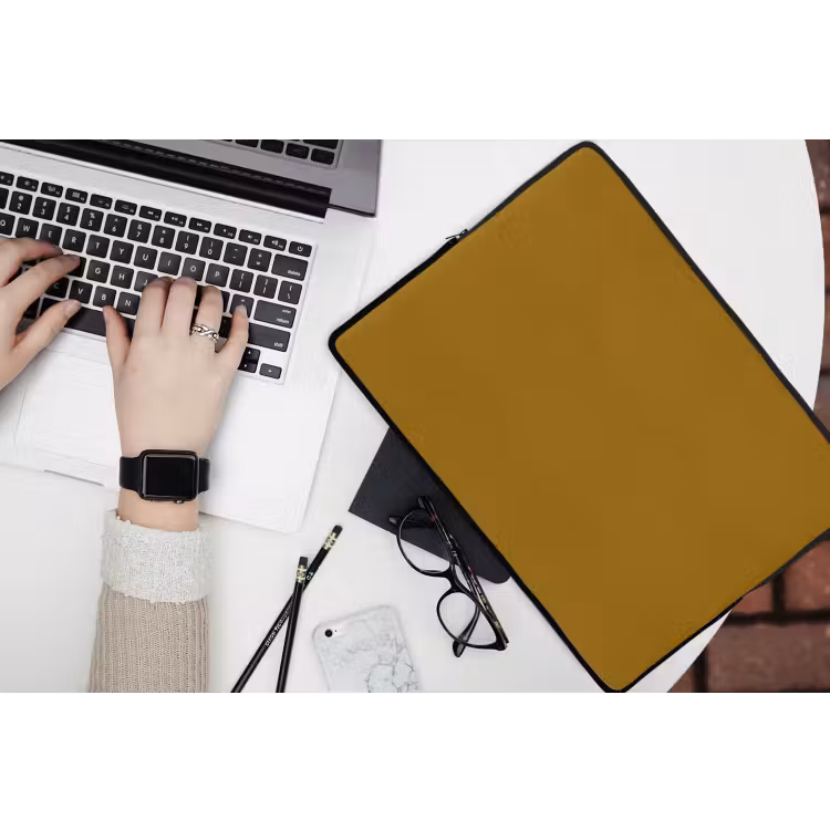 Goud - Luxe - Interieur laptophoes neopreen klein 279 -bureau
