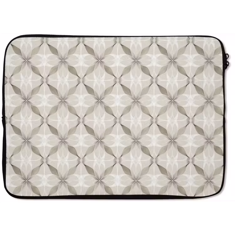 Grafisch - Patroon - Grijs laptophoes neopreen klein 279 -zkaufland3dotto