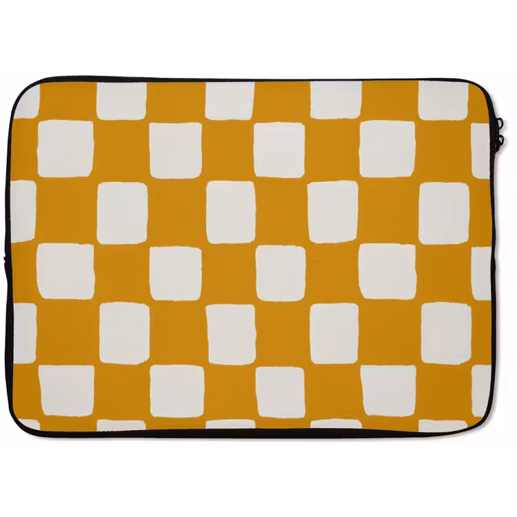 Grafisch - Patroon - Oker laptophoes neopreen klein 279 -zkaufland3dotto