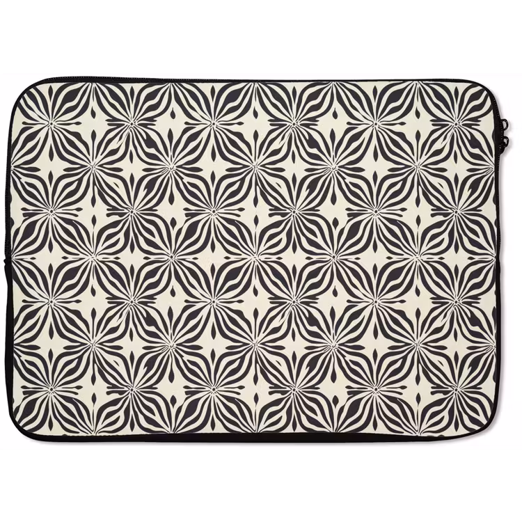 Grafisch - Patroon - Zwart laptophoes neopreen klein 279 -zkaufland3dotto