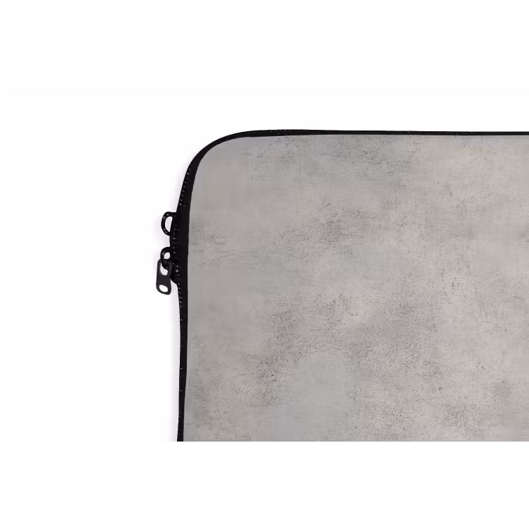 Grijs - Beton - Industrieel laptophoes neopreen klein 279 -detail
