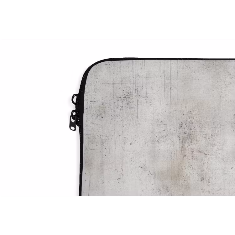 Grijs - Beton - Verweerd laptophoes neopreen klein 279 -detail