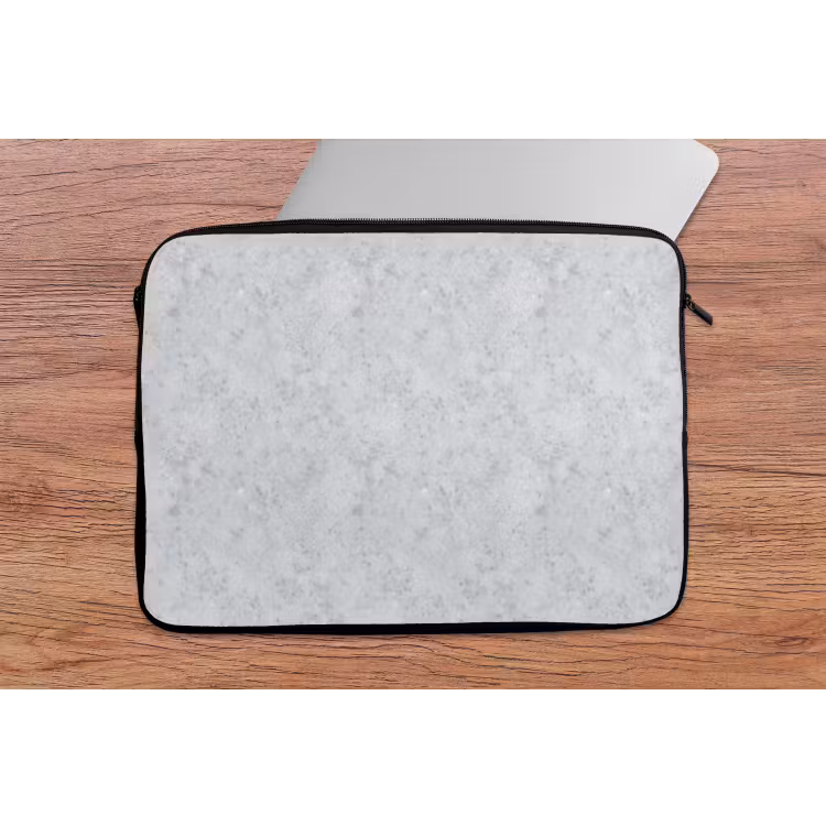Grijs - Terrazzo-effect - Beton laptophoes neopreen klein 279 -tafel